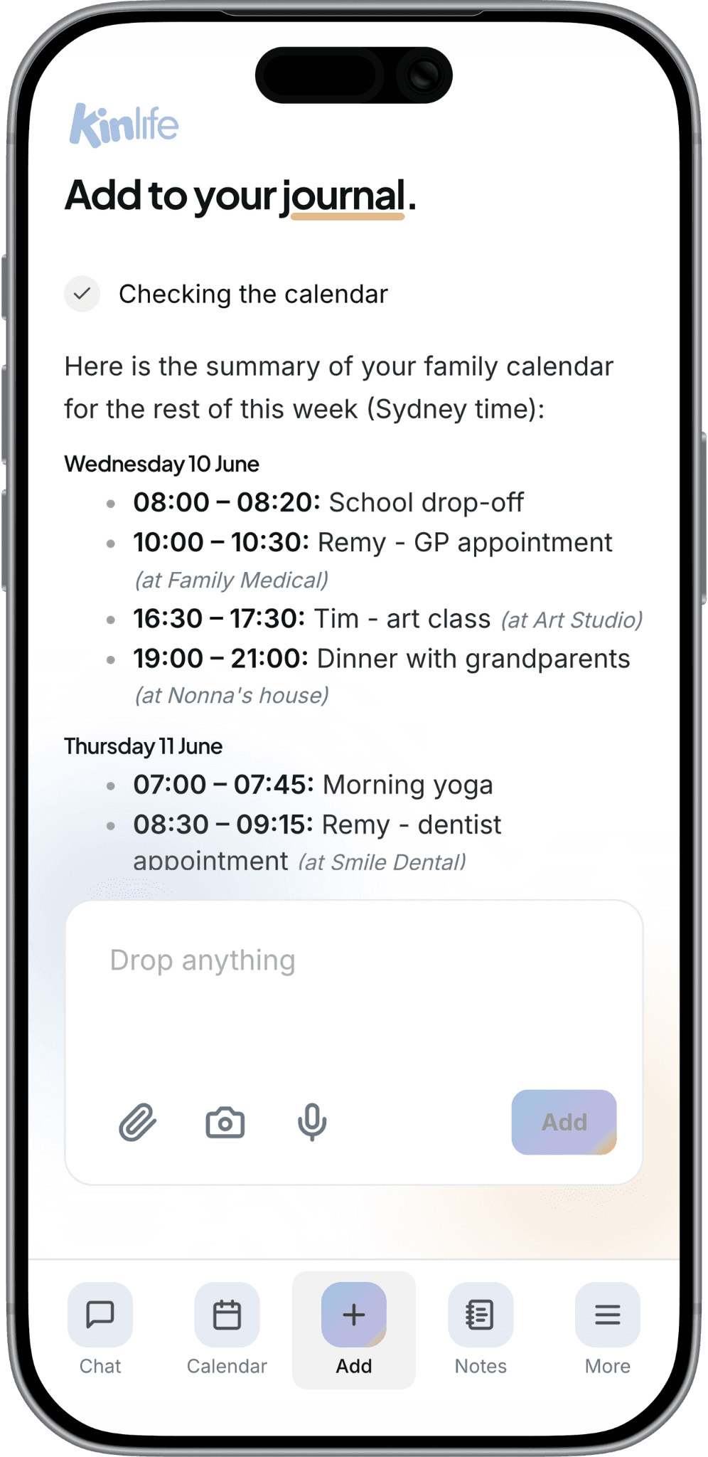 The week at a glance